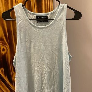 PacSun Long Fit Light Blue Tank Top